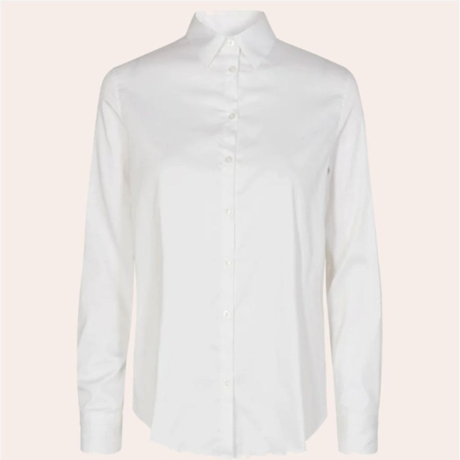 Toj mos mosh Bluser & Skjorter | Mos Mosh Martina Shirt White